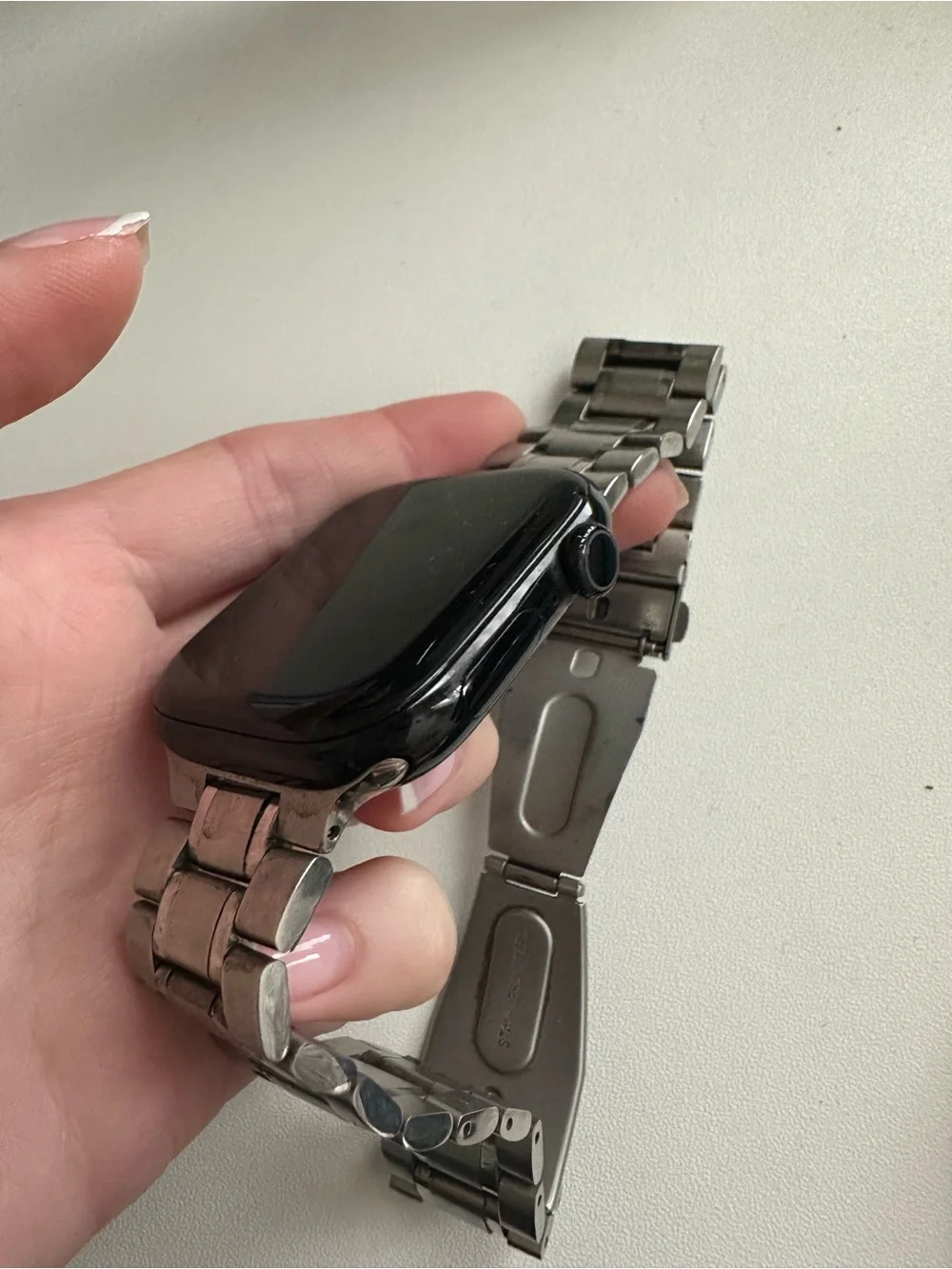 Apple Watch Series 10 – 46mm | Silver Metal Band
